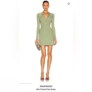 Joostricot mini flared polo dress